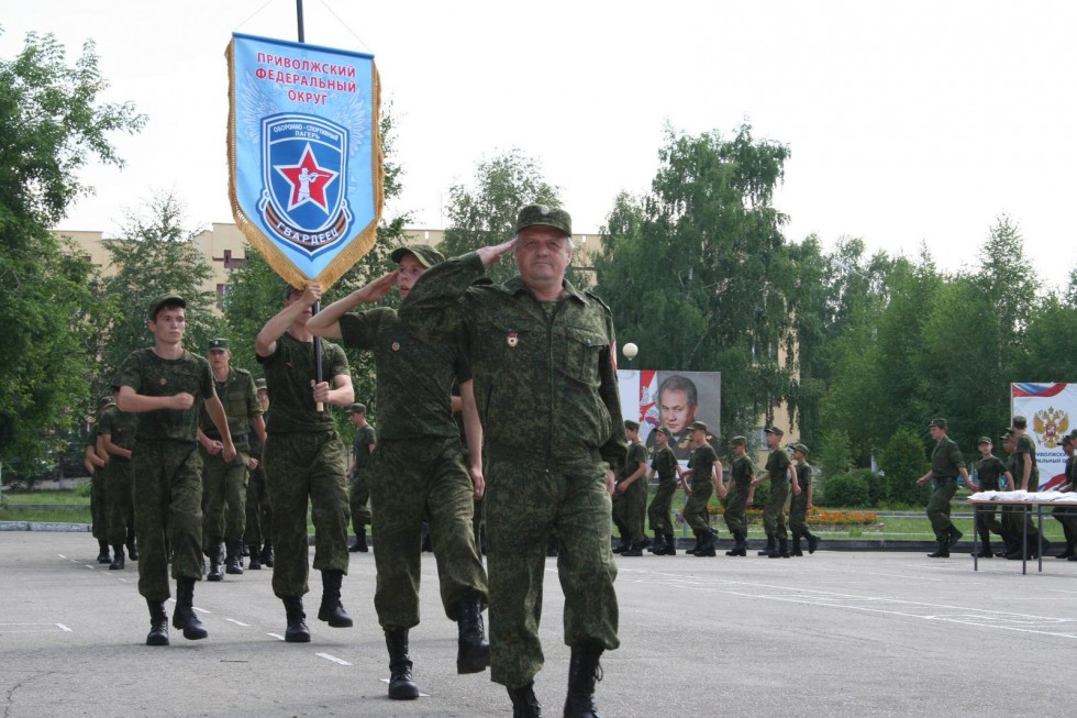 В лагере «Гвардеец-1» завершилась первая смена