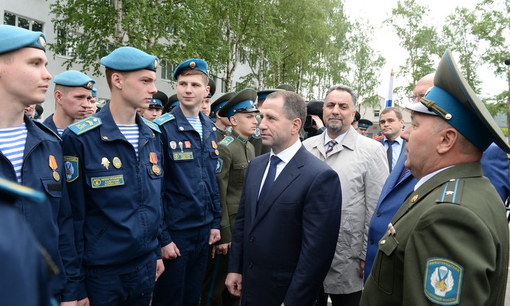 Михаил Бабич принял участие в закладке капсулы нового здания Нижегородского кадетского корпуса имени генерала армии В.Ф.Маргелова
