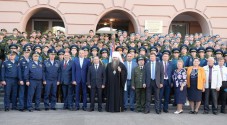 В День знаний Герои Советского Союза и Российской Федерации провели «Урок мужества» для воспитанников Нижегородского кадетского корпуса ПФО им. генерала армии В.Ф.Маргелова